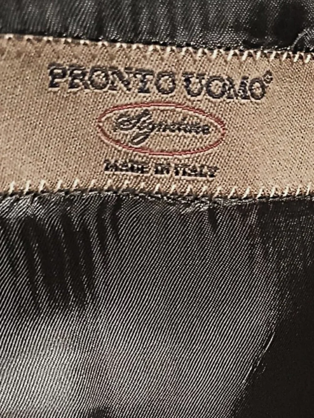 Pronto Uomo Signature Men Charcoal 2 Piece Suit  40L